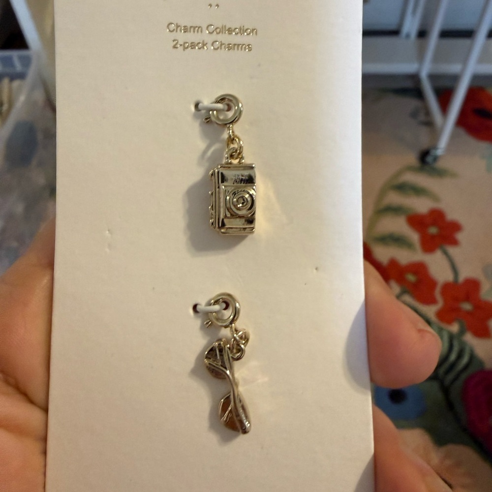 J. Crew‎ Gold Camera and Sunglasses Charms